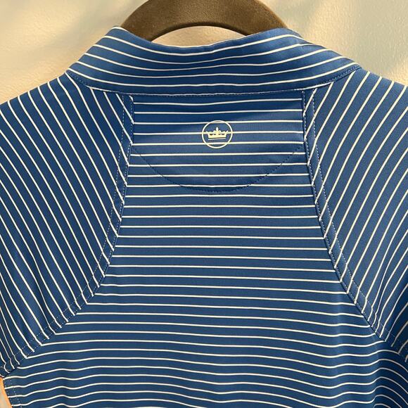 Peter Millar Blue and White Stripe Performance Base Layer Size S - Picture 8 of 11